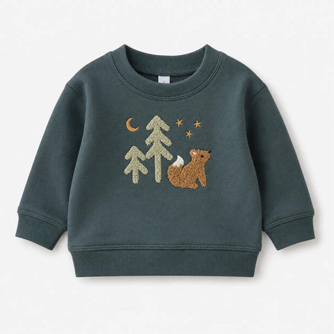 Carter's Baby Boy's Dark Green Long Sleeve Sweatshirt  | Carter's in Lebanon