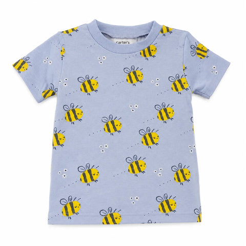 Carter's Baby Boy's Light Blue Bee Happy Printed  T-Shirt   | Carter's in Lebanon
