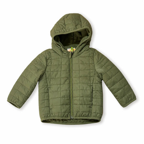 Cat & Jack Baby Boy's Olive Green Value Hooded Puffer Jacket | Cat & Jack In Lebanon