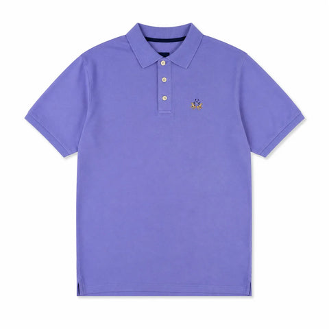 La Martina Men's Lilac Polo Neck T-Shirt | La Martina In Lebanon