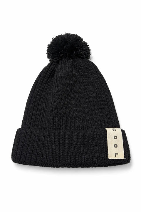 Sinsay Boy's Black Knitted Beanie With Pom Pom|Sinsay In Lebanon