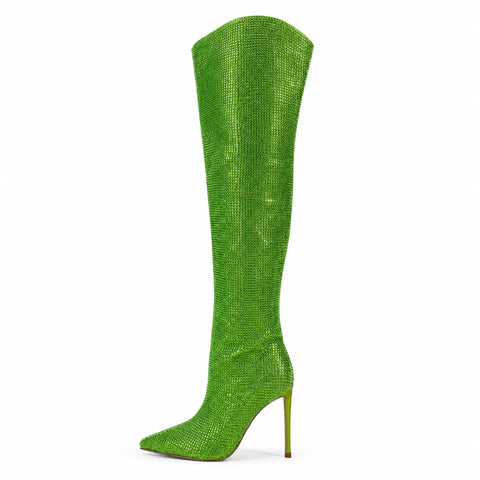 Steve Madden Women's Green High Boots | Steve Madden In Lebanon