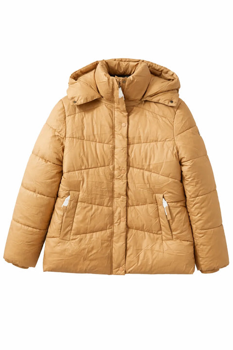 Tom Tailor Women's Camel Puffer Jacket | Tom Tailor In Lebanon