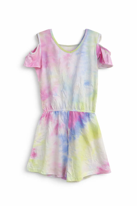Ativo Girl's Multicolor Tie Dye Romper | Ativo In Lebanon