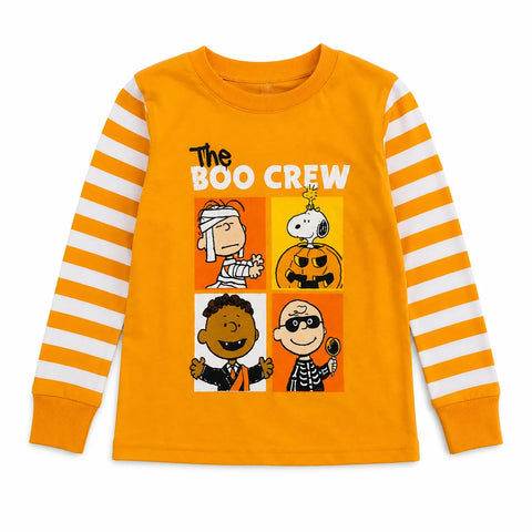 Peanuts Baby Boy Orange The Boo Crew Halloween Pajama Blouse | Peanuts in Lebanon