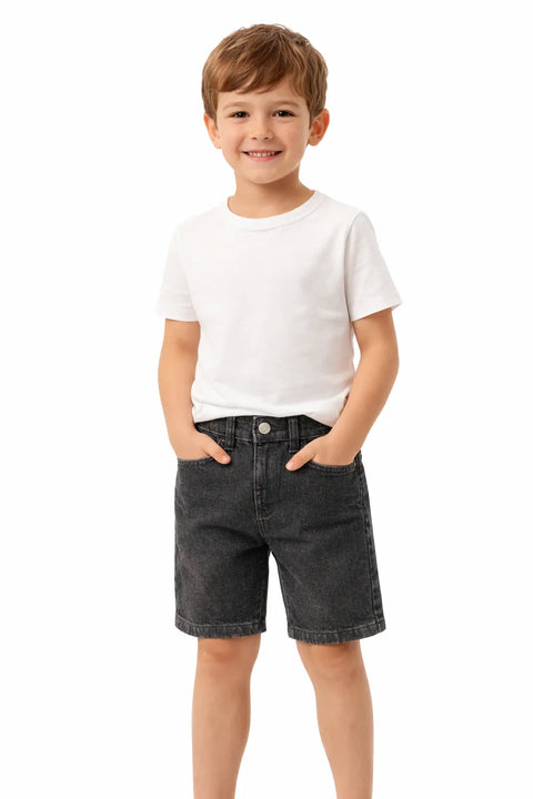 Cat & Jack Boy's Black Button Front Carpenter Denim Shorts |   Cat & Jack in Lebanon