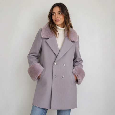 SD  Women's Light Purple Coat |SD in Lebanon