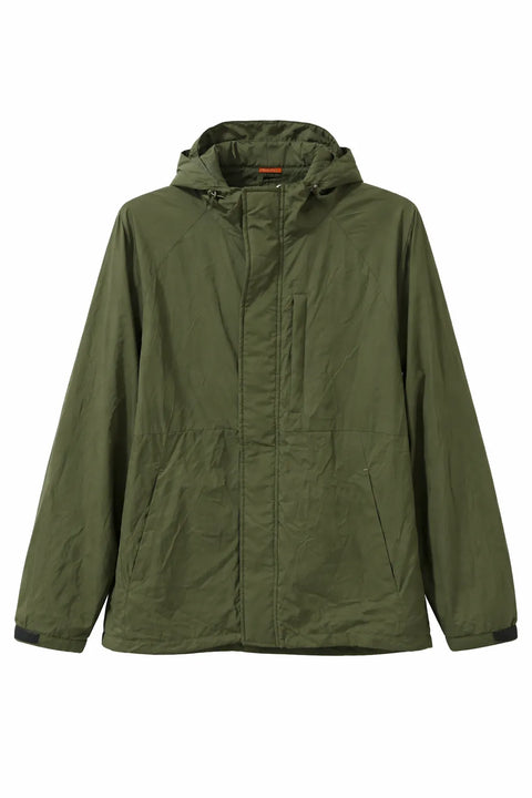 Celio Men's Khaki Green Hooded Jacket|Celio In Lebanon