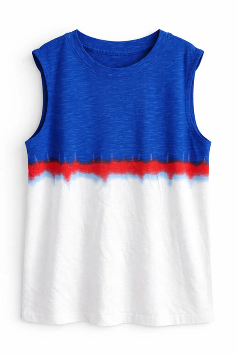 Cat & Jack Boy's White 4th of July Tie-Dye Tank Top | Cat & Jack In Lebanon