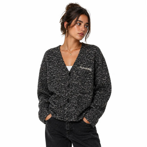 Pleasures Women's Grey/Black Cardigan | Pleasures in Lebanon