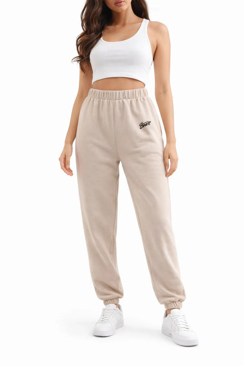 Pull&Bear Women's Beige Pajama Bottom |Pull&Bear in Lebanon