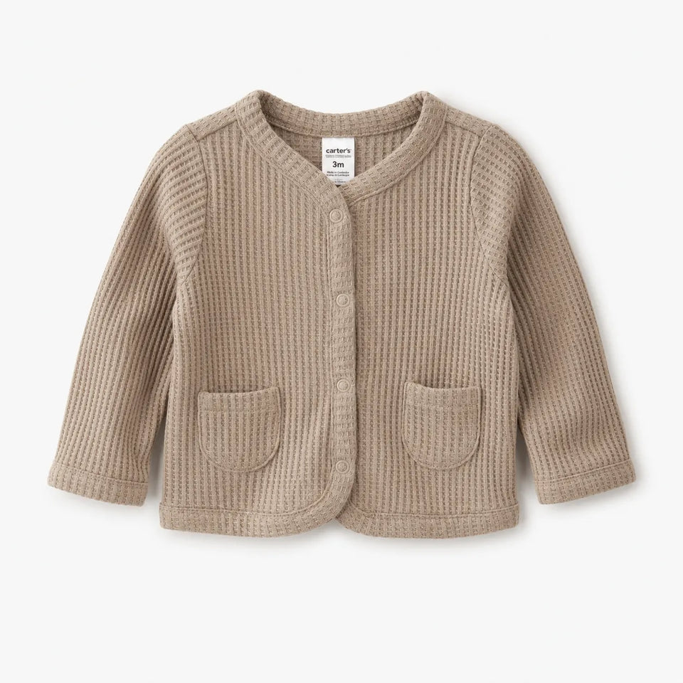 Carter's Baby Boy's Beige Press Button Jacket | Carter's In Lebanon