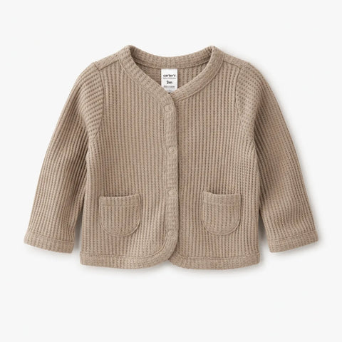 Carter's Baby Boy's Beige Press Button Jacket | Carter's In Lebanon