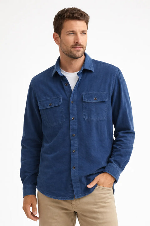 Lucky Brand Men's Navy Longe Sleeve Shirt|Lucky Brand In Lebanon