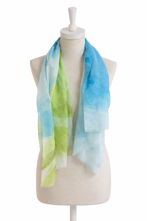 Fraas Women's Light Green Blue Scarf | Fraas  in Lebanon