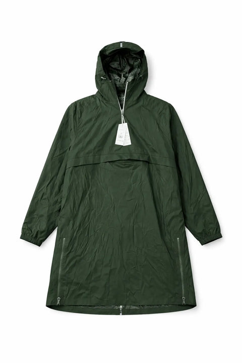 Celio Men's Dark Green Packable Rain Jacket | Celio In Lebanon