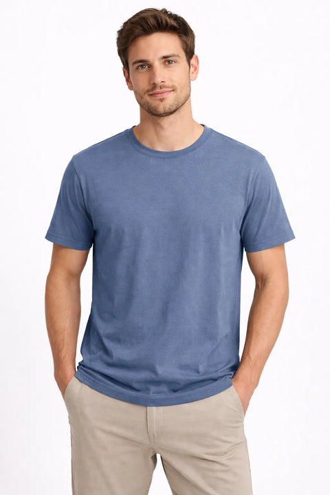 Celio Men's Blue Short Sleeve T-Shirt | Celio in Lebanon