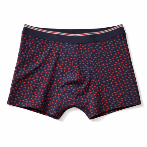 Celio Men’s Navy Mitch Printed Stretch Cotton Boxer | Celio in Lebanon