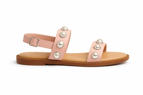 Cat & Jack Girl's Blush Adjustable Strap, Open Toe, Flexible Outsole Sandal's  |  Cat & Jack in Lebanon