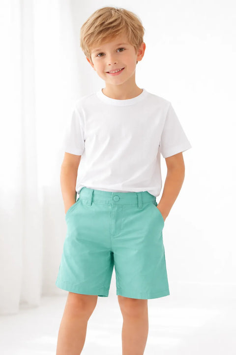 Art Class Boy's Aqua Solid Seersucker Trunks|Art Class In Lebanon