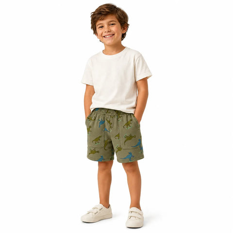 Cat & Jack Boy's Khaki Green Shorts | Cat & Jack In Lebanon