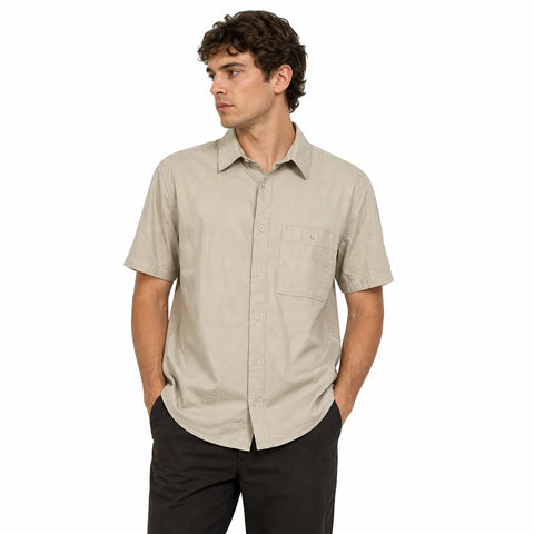 Only & Sons Men's Beige Shirt With Chest Pocket | Only & Sons In Lebanon