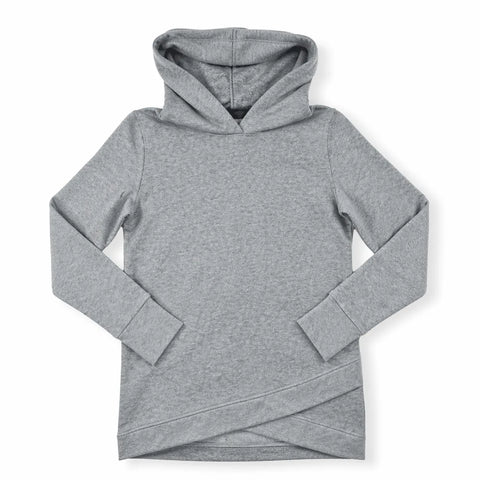 Tek Gear Women's Gray Cross-Over Hooded Hoodie | Tek Gear in Lebanon