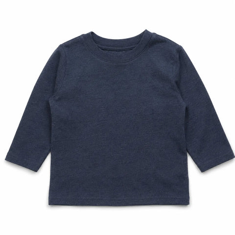 Cat & Jack Baby Boy's Washed Navy Long Sleeve Crew Neck Blouse|Cat & Jack In Lebanon