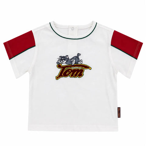 Max & Ile Boy's White Tom And Jerry T-Shirt | Max & Ile In Lebanon