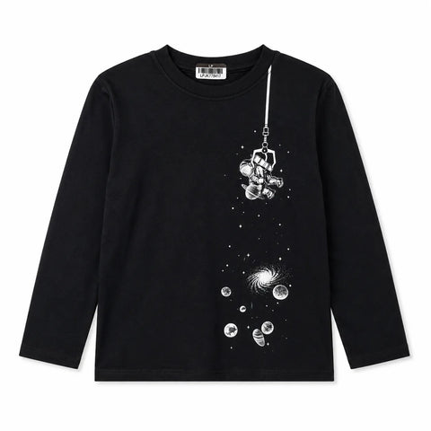 Cat & Jack  Baby Boy's Black With Graphic Print Space Claw  Blouse    | Cat & Jack in Lebanon