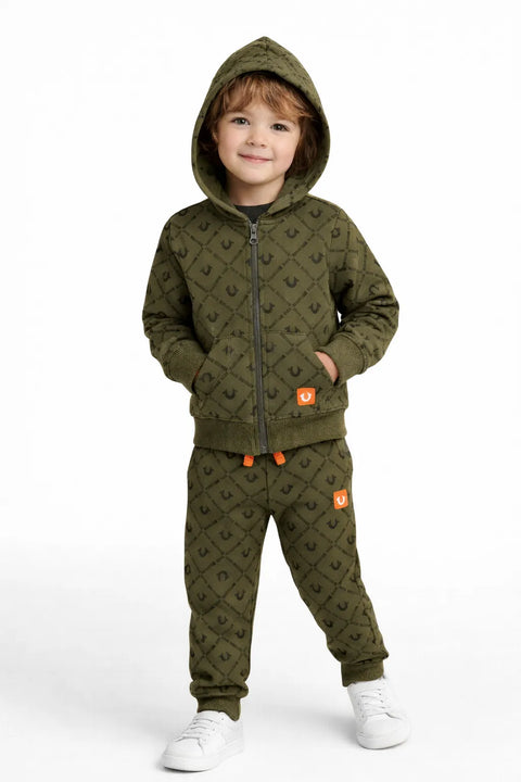 True Religion Boy's Dark Green Pajama Set |True Religion in Lebanon