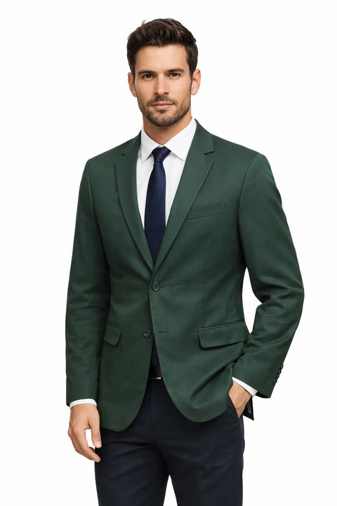 Celio Men's Olive Green Extra Slim Stretch Blazer|Celio In Lebanon
