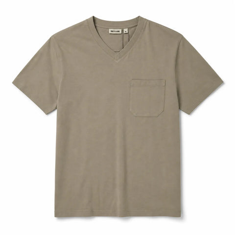 Only & Sons Men's Khaki V Neck T-Shirt | Only & Sons In Lebanon