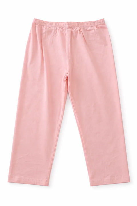 Ativo Girl's Light Coral Back Cut Out Hem Leggings | Ativo In Lebanon