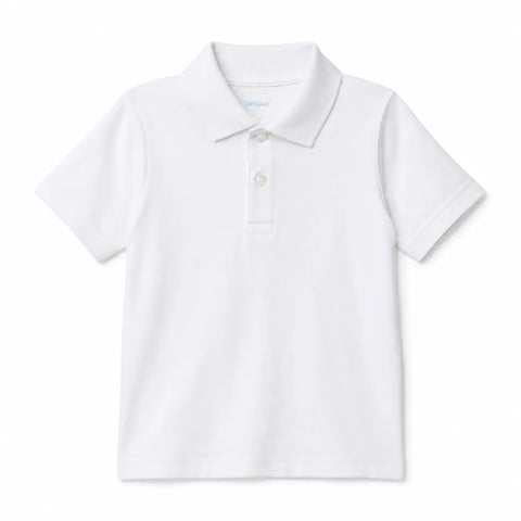 Cat & Jack Baby's White Short Sleeve Polo Shirt | Cat & Jack In Lebanon