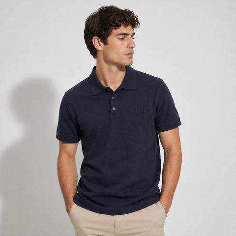 Guess  Men's Navy Polo T-Shirt | Guess  in Lebanon