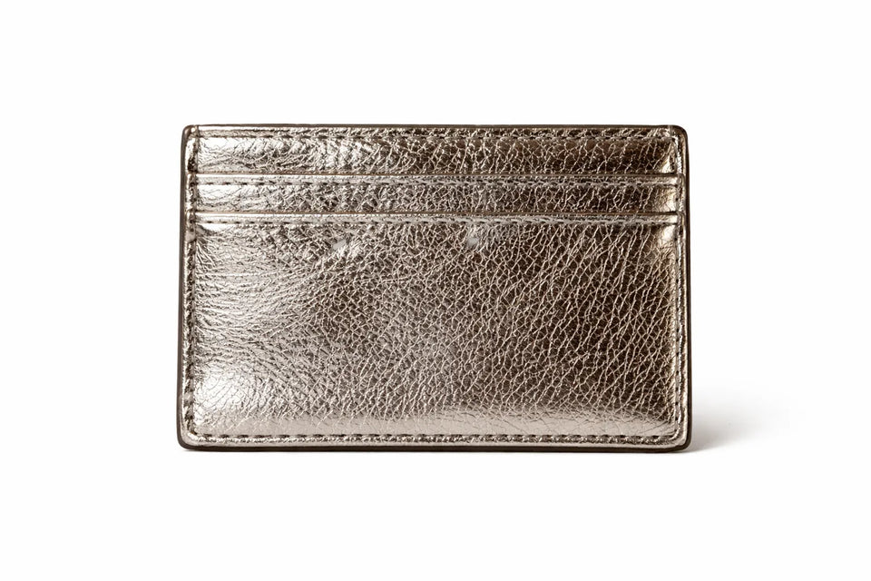 On 34th Women's Silver Metallic Card Case | On 34th In Lebanon