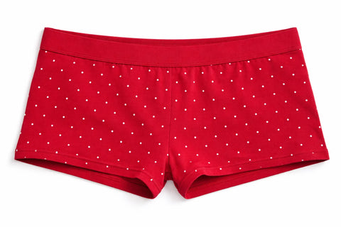 Celio Men's Dark Red With Dots White  Boxer  |Celio  in Lebanon