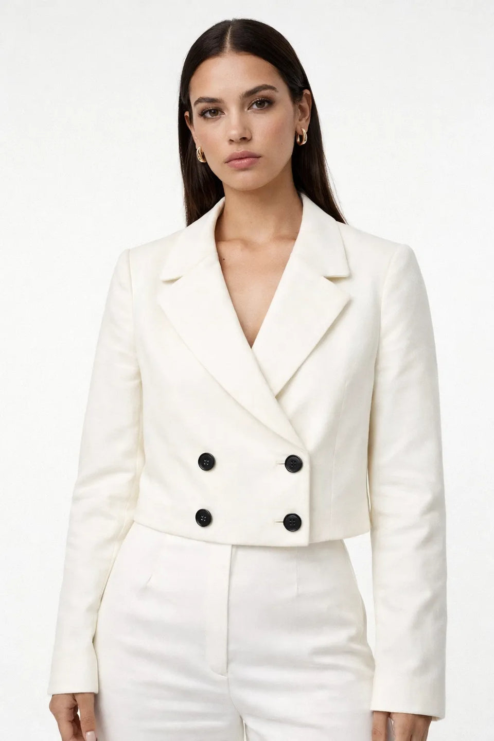 Vero Moda Women's White Short Blazer |Vero Moda in Lebanon