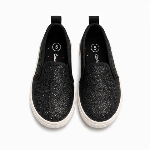 Cat & Jack Baby Girl's Black Yana Slip-On Glitter Sneakers | Cat & Jack In Lebanon