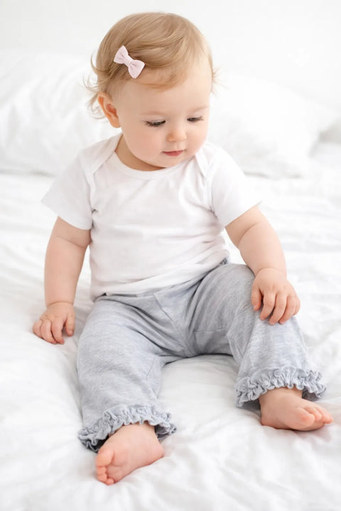 Ativo Baby Girl's Gray Basico Leggings | Ativo in Lebanon