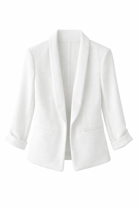 Bar III Women’s White  Petite 3/4-Sleeve Shawl-Collar Blazer | Bar III  in Lebanon