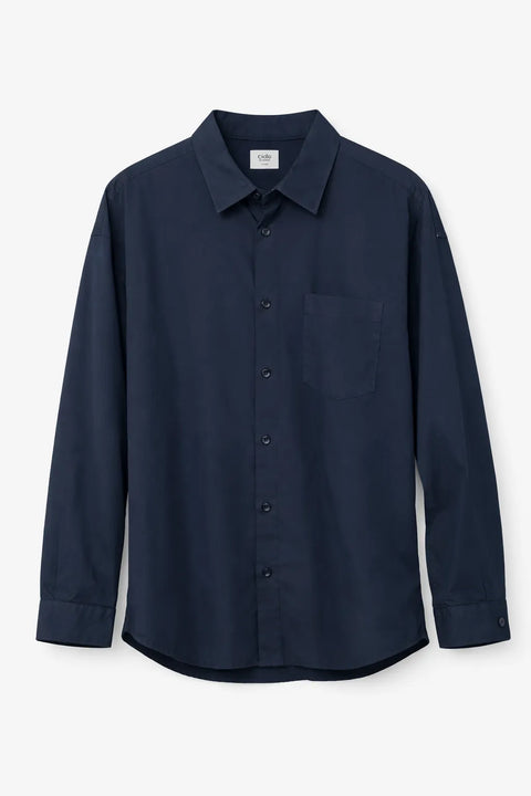 Celio Men’s Navy Loose Fit Long Sleeve Shirt|Celio In Lebanon
