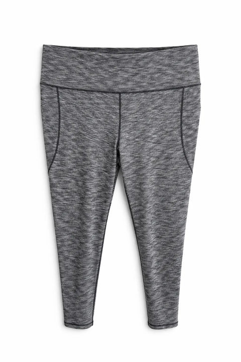 Id Ideology Women's Black Plus Size High Rise Spacedye 7/8 Leggings |  Id Ideology  in Lebanon
