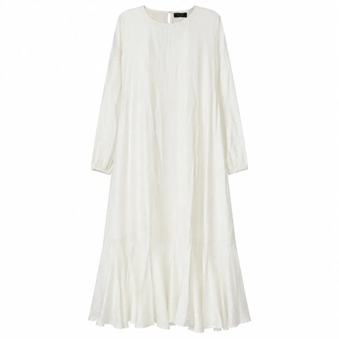 Refka Women’s Long-Sleeve White Maxi Dress | Refka in Lebanon