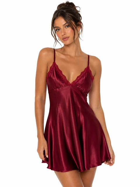 Doremi Women's Red Nightgown Sleep Dress  |Doremi  in Lebanon