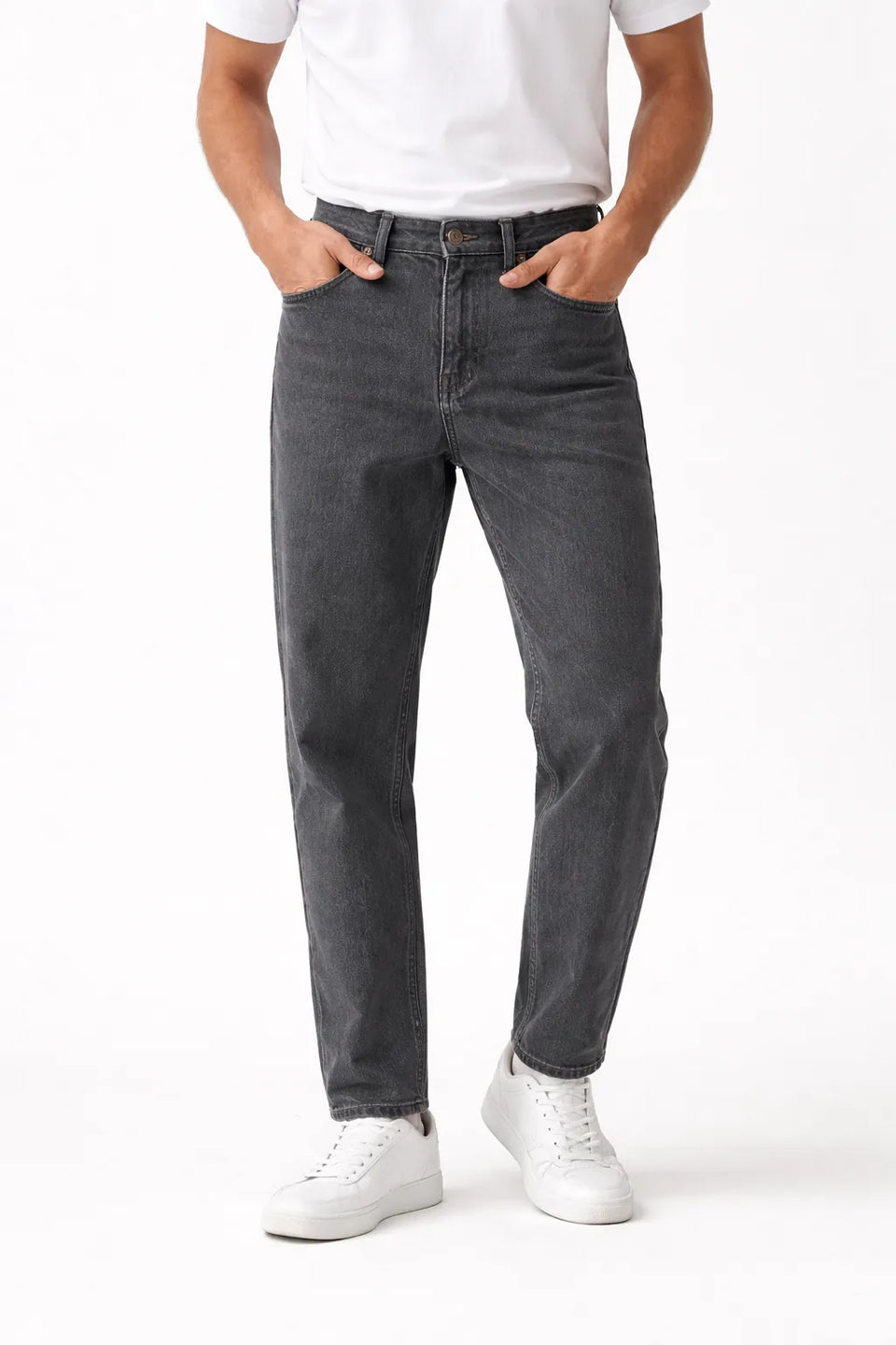 Celio Men's Grey Loose Fit Jeans | Celio In Lebanon