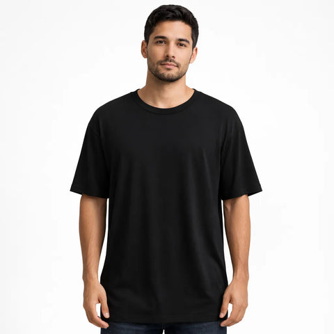 Celio Men's Black Crew Neck Sport T-Shirt | Celio In Lebanon