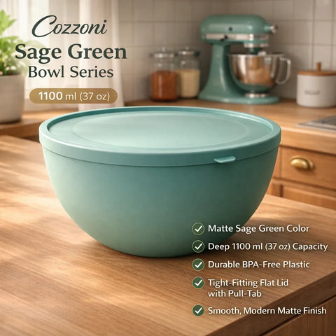Cozzoni Sage Green Bowl Series 1100 ml |Cozzoni In Lebanon