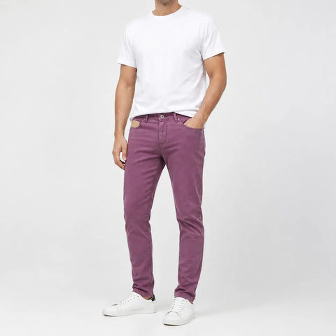 La Martina Men's Plum Slim Fit Chino Trouser|La Martina In Lebanon